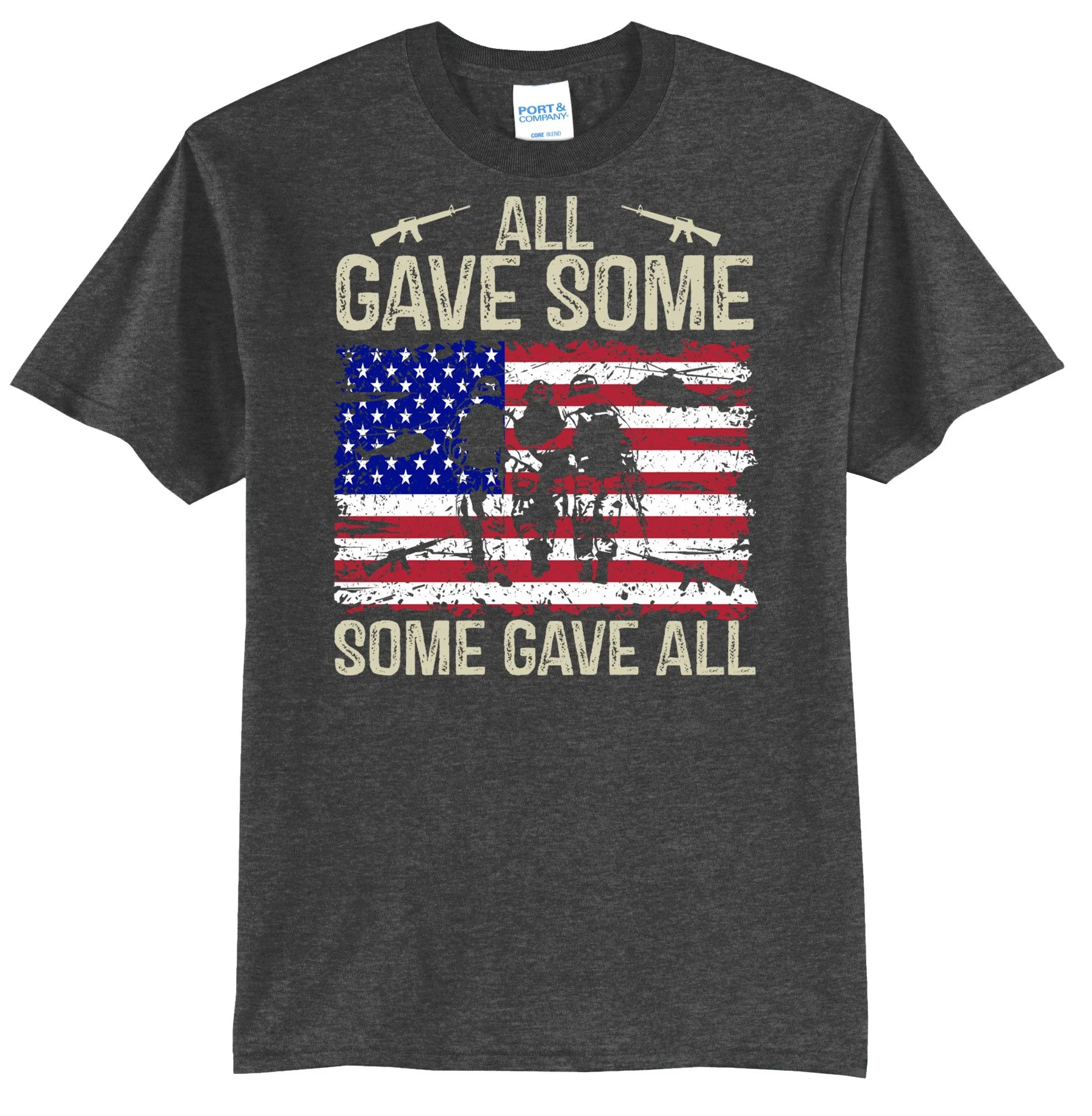All Gave Some, Some Gave All American Flag Graphic Tee Shirt