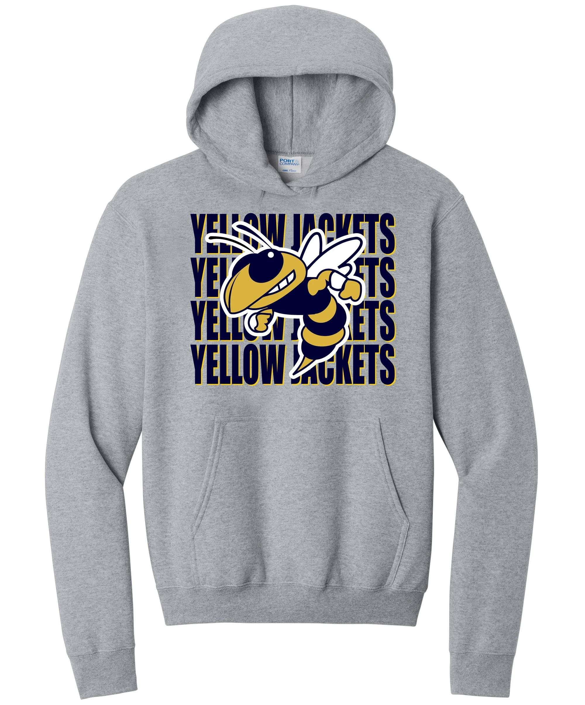 Moorefield Yellow Jackets with Yellow Jacket Graphic Hoodie