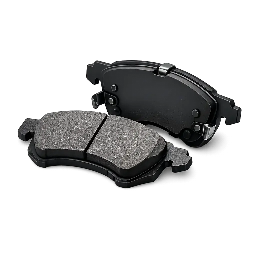 Ceramic brake pad set for on-site brake repair and replacement service