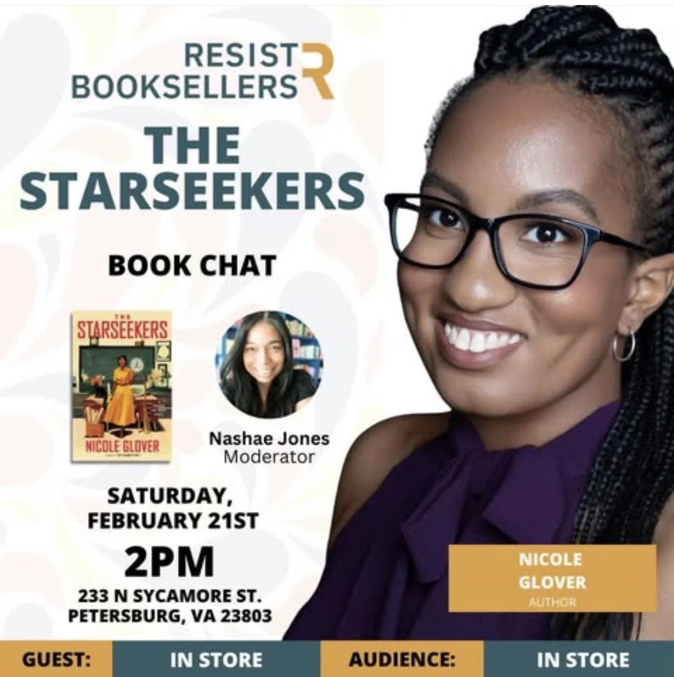 Author Chat: Nicole Glover