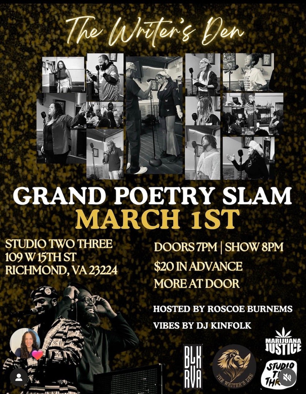 The Writer's Den: Grand Poetry Slam