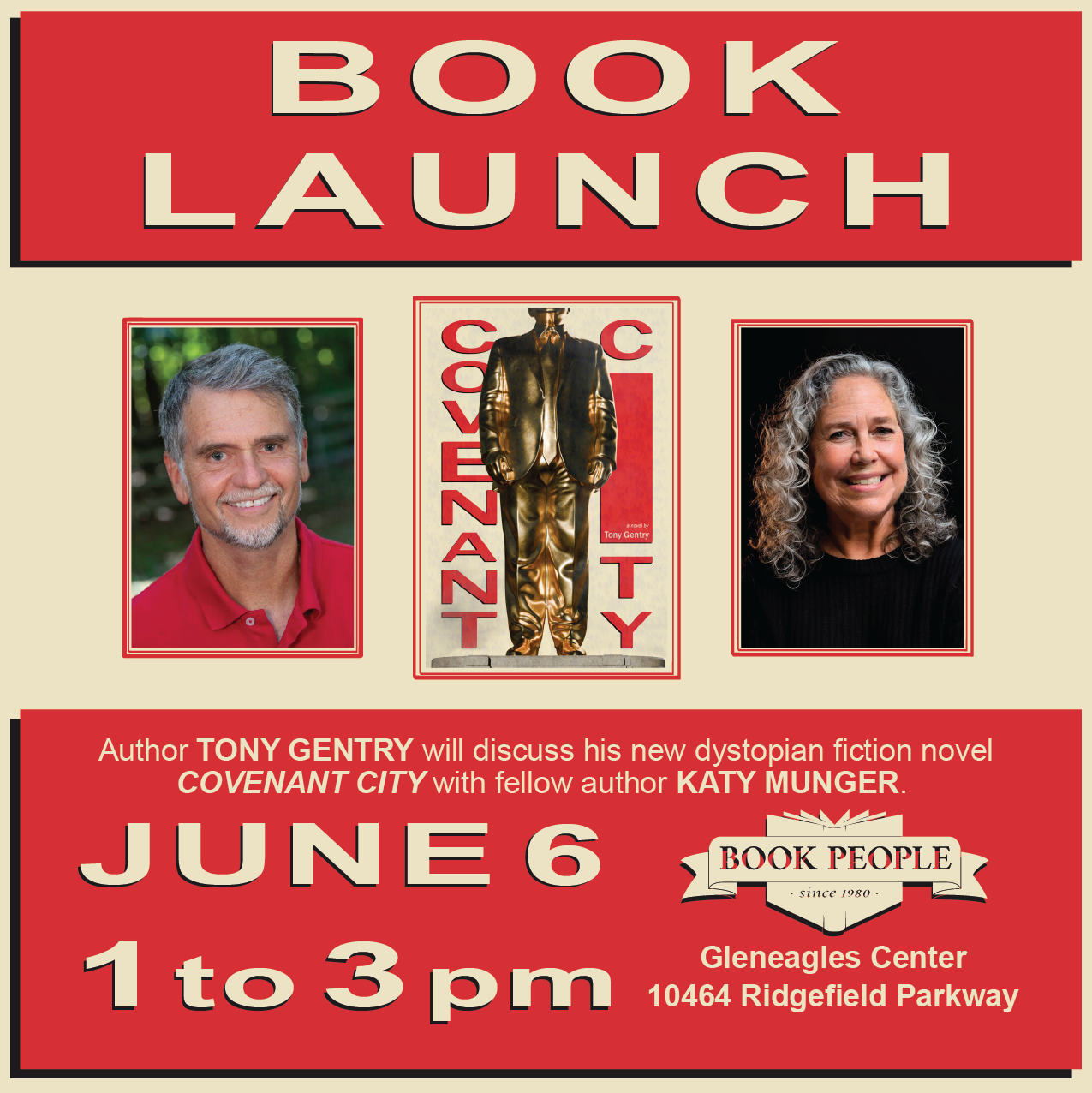 Book People - Book Launch: Covenant City