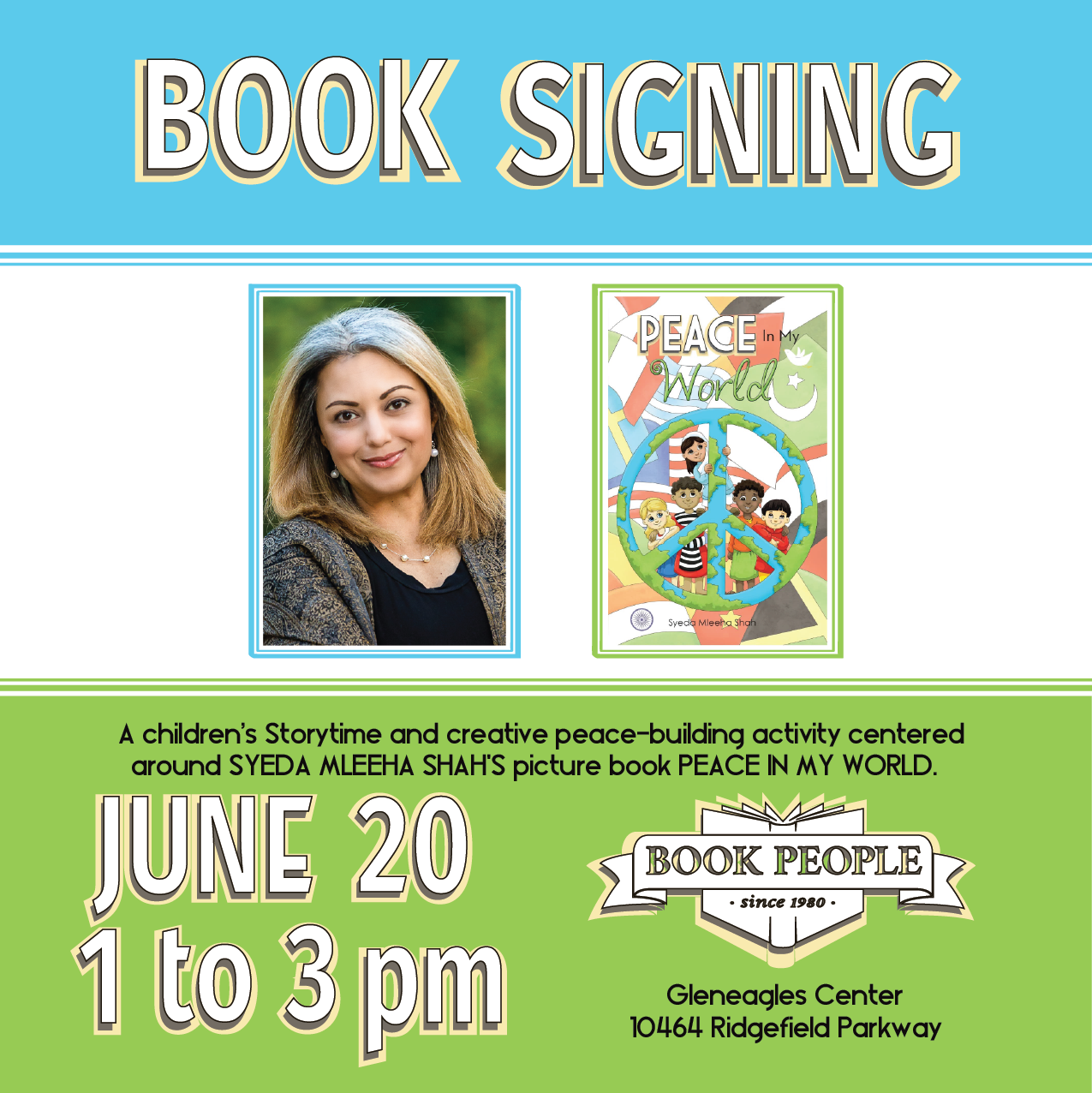  Peace in My World Activity & Storytime with Syeda Mleeha Shah
