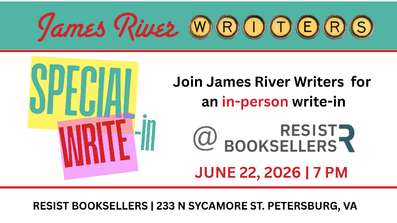 JRW Write-In @ Resist Booksellers