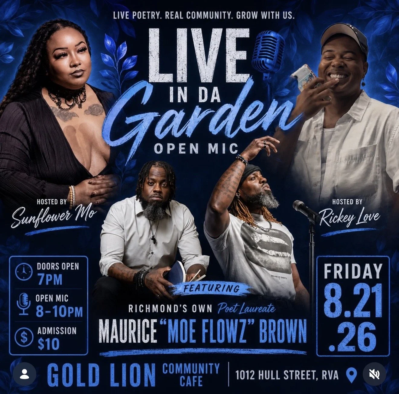 Live In Da Garden Open Mic 