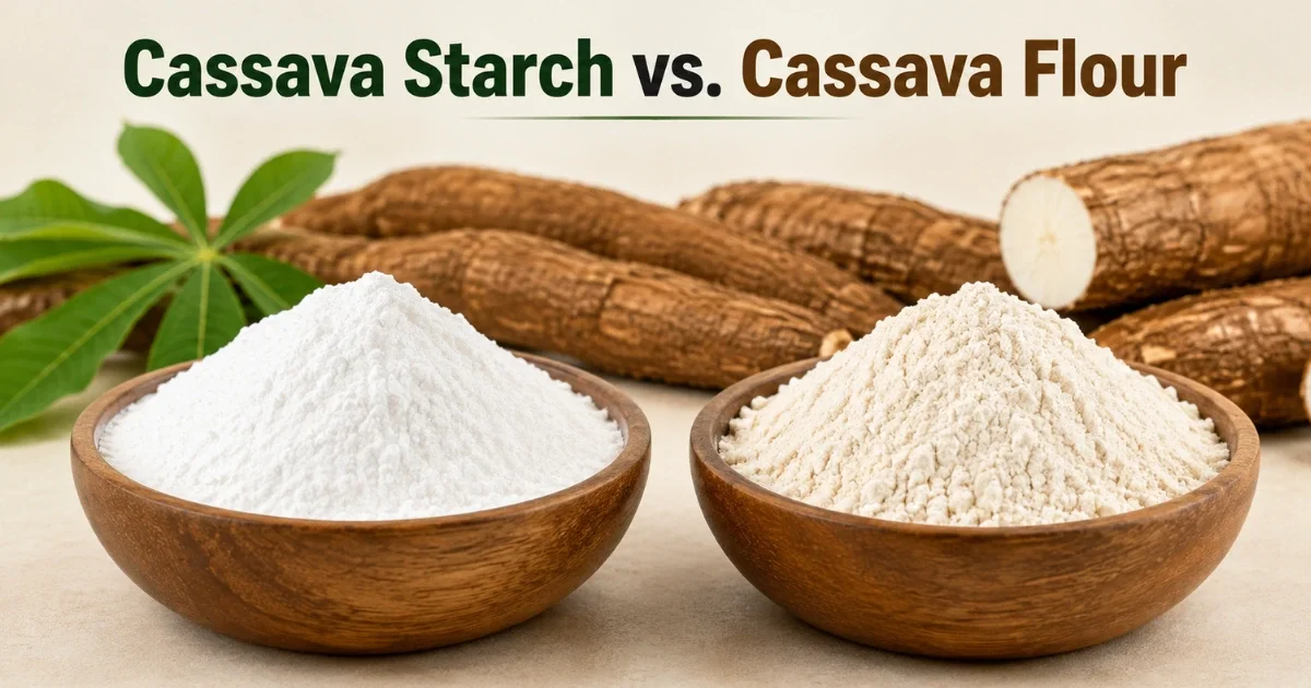 Cassava Starch vs. Cassava Flour: What’s the Difference?