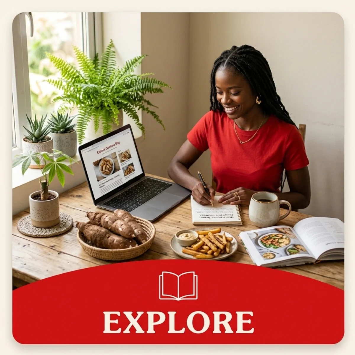 Fataay blog featuring cassava recipes, articles, and food stories.