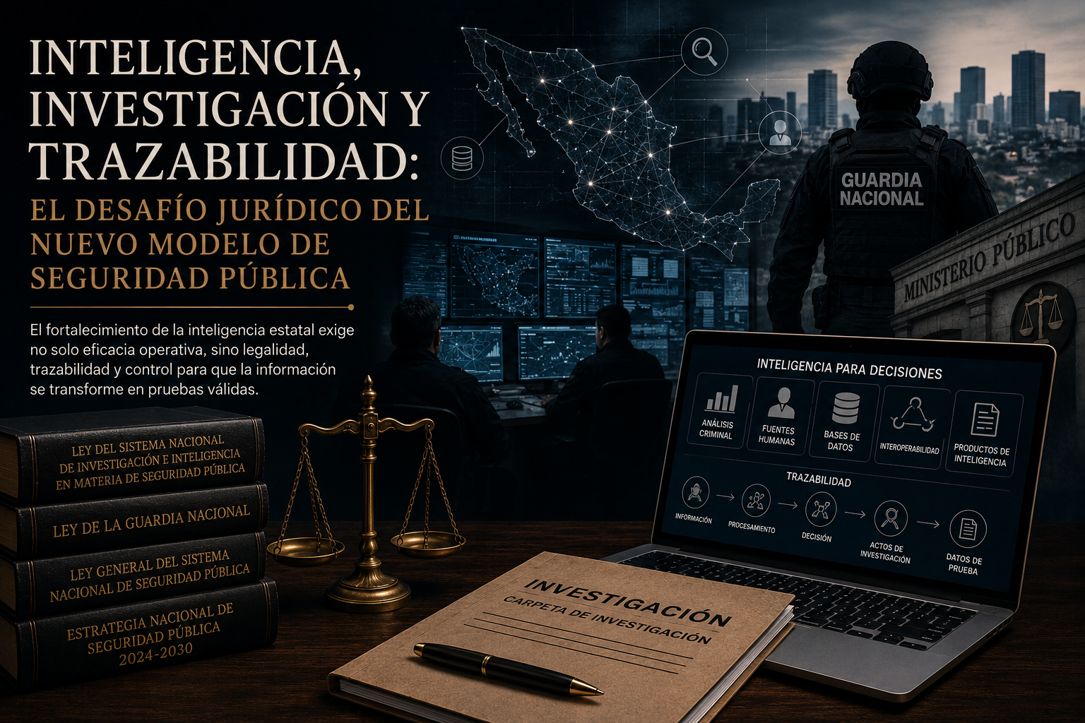Inteligencia, investigación y trazabilidad: el desafío jurídico del nuevo modelo de seguridad pública