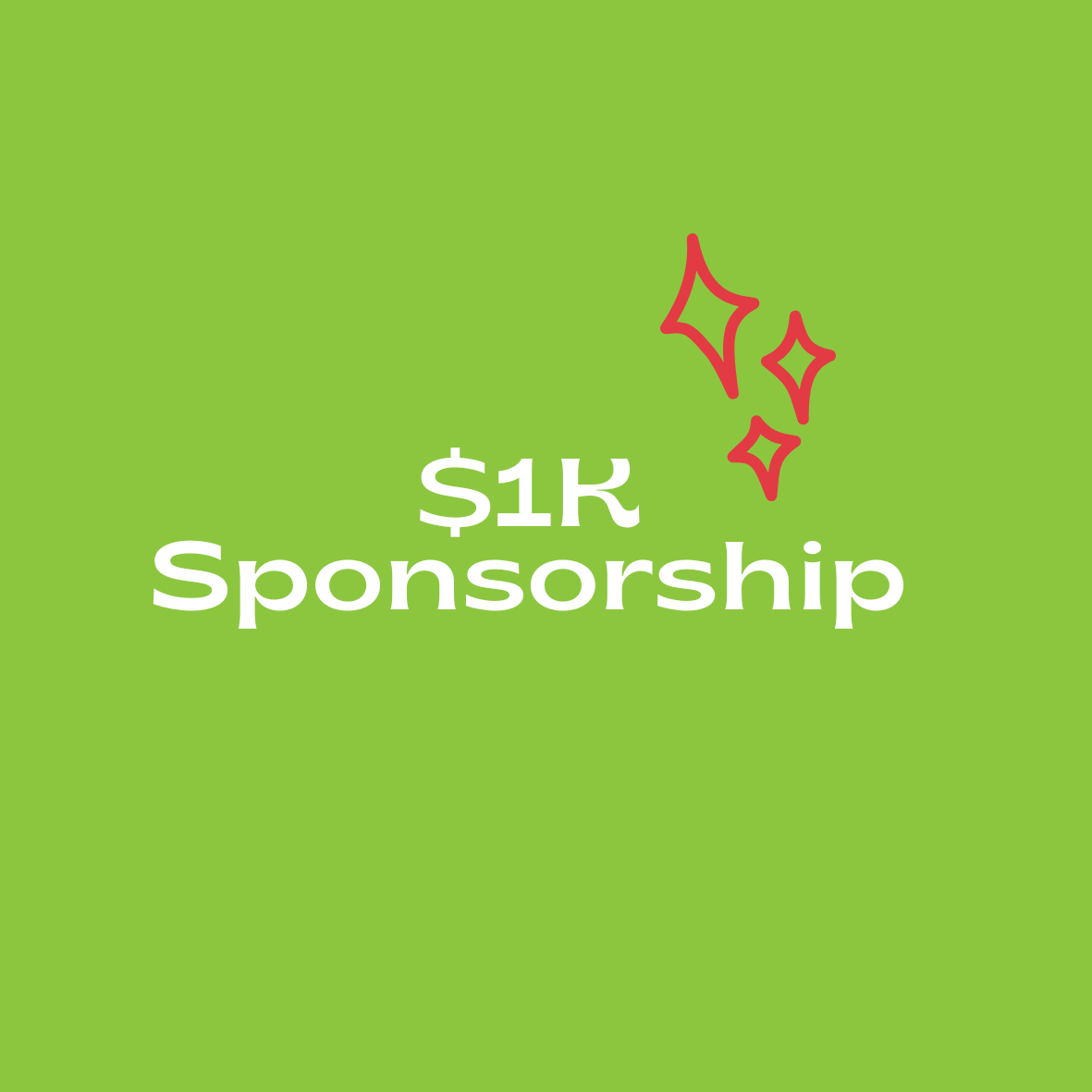 $1K Sponsorship Package
