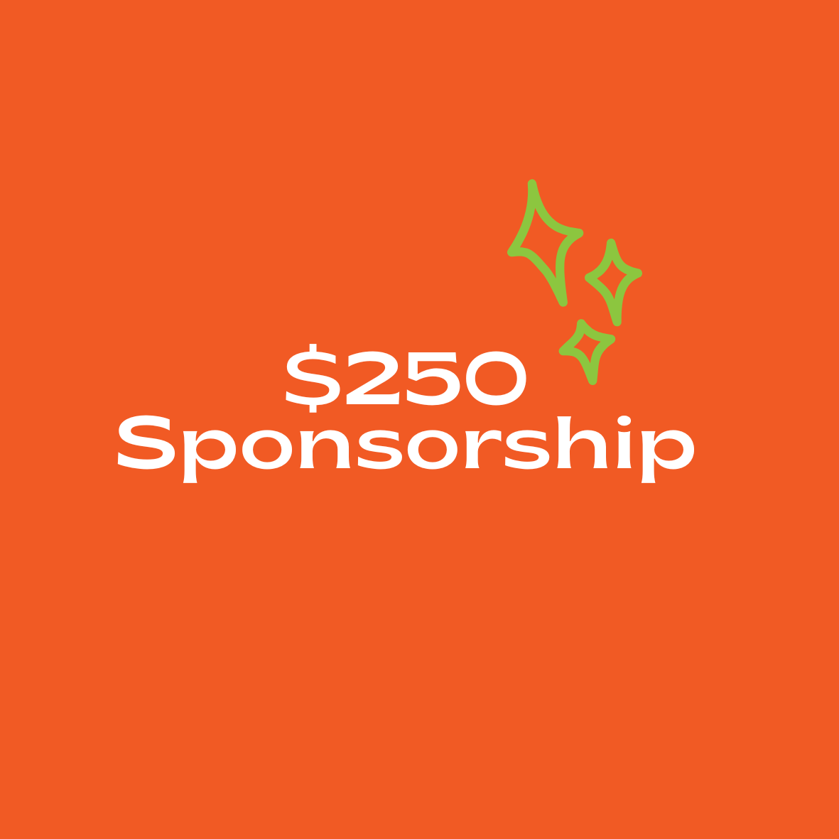 $250 Sponsorship Package