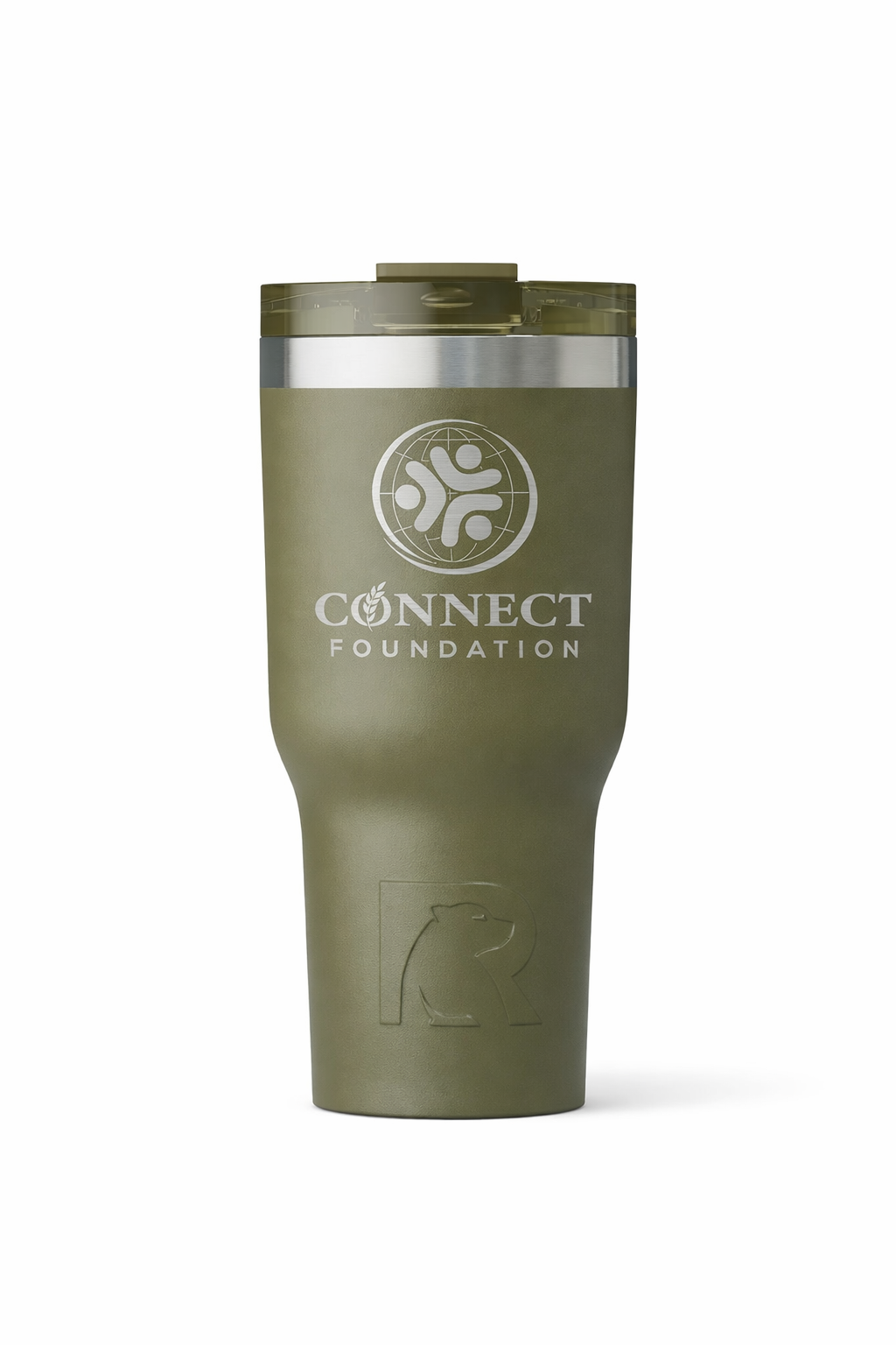 Olive green tumbler with logos.png