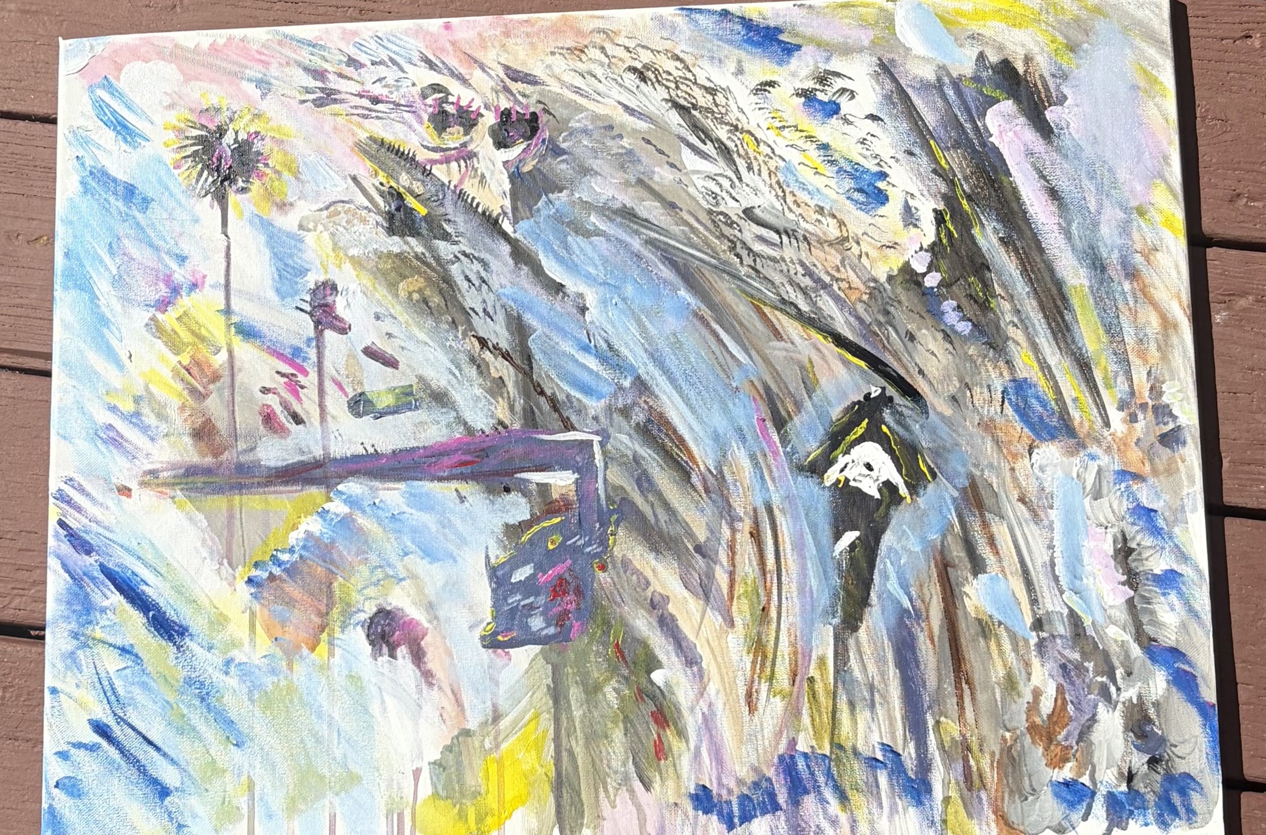 “Eagle Rock” SOLD- Done in acrylic