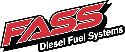 FASS Diesel Fuel Systems logo in black, red, and white text