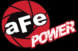 a logo with a basketball image and the words 'aFe POWER'