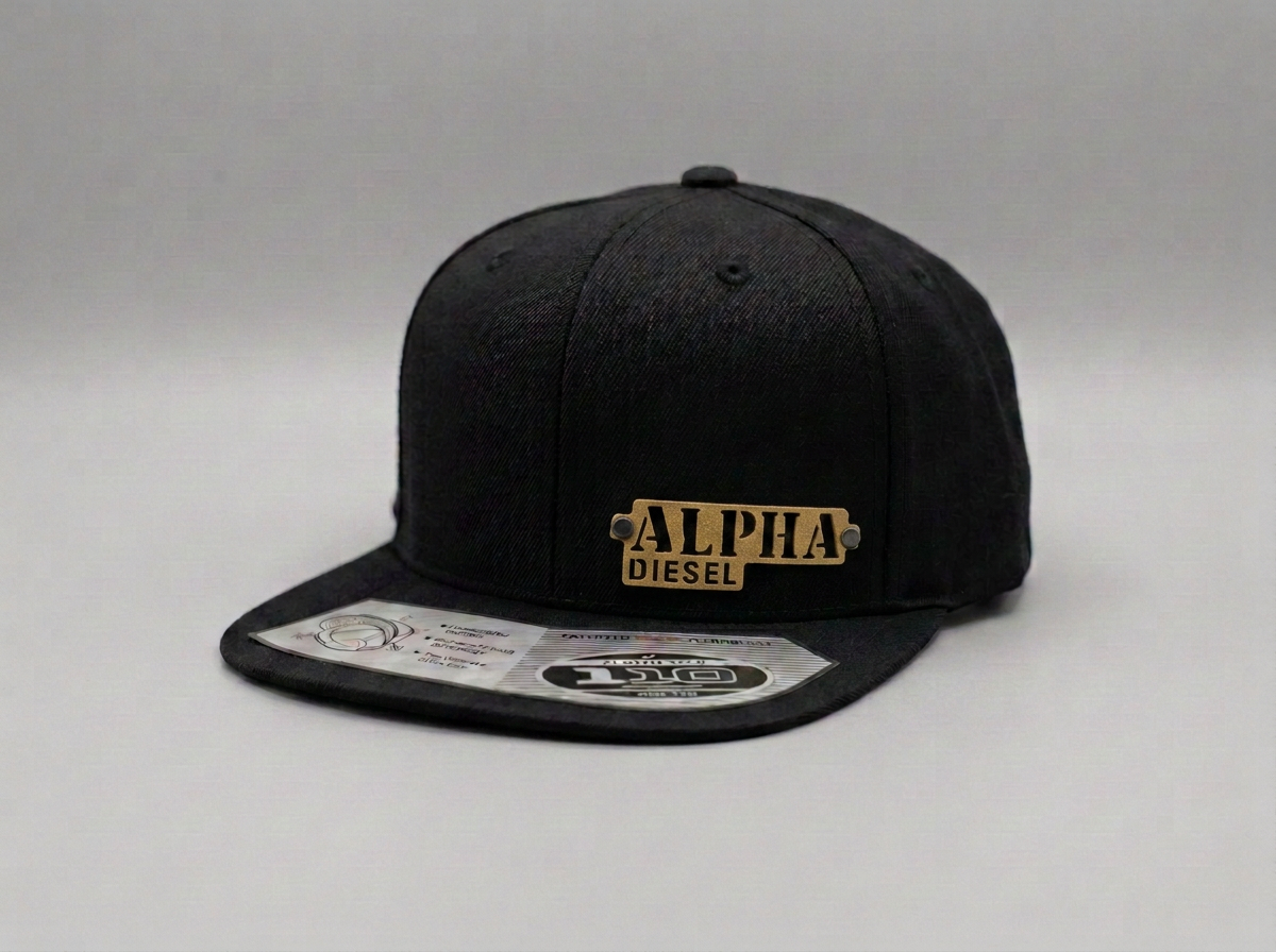 Alpha Hat - Metal Tag