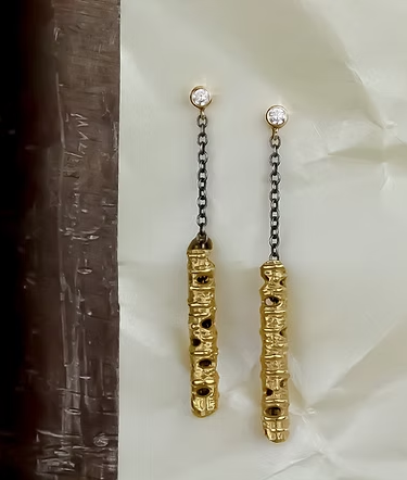 Aspen Diamond Chain Earrings