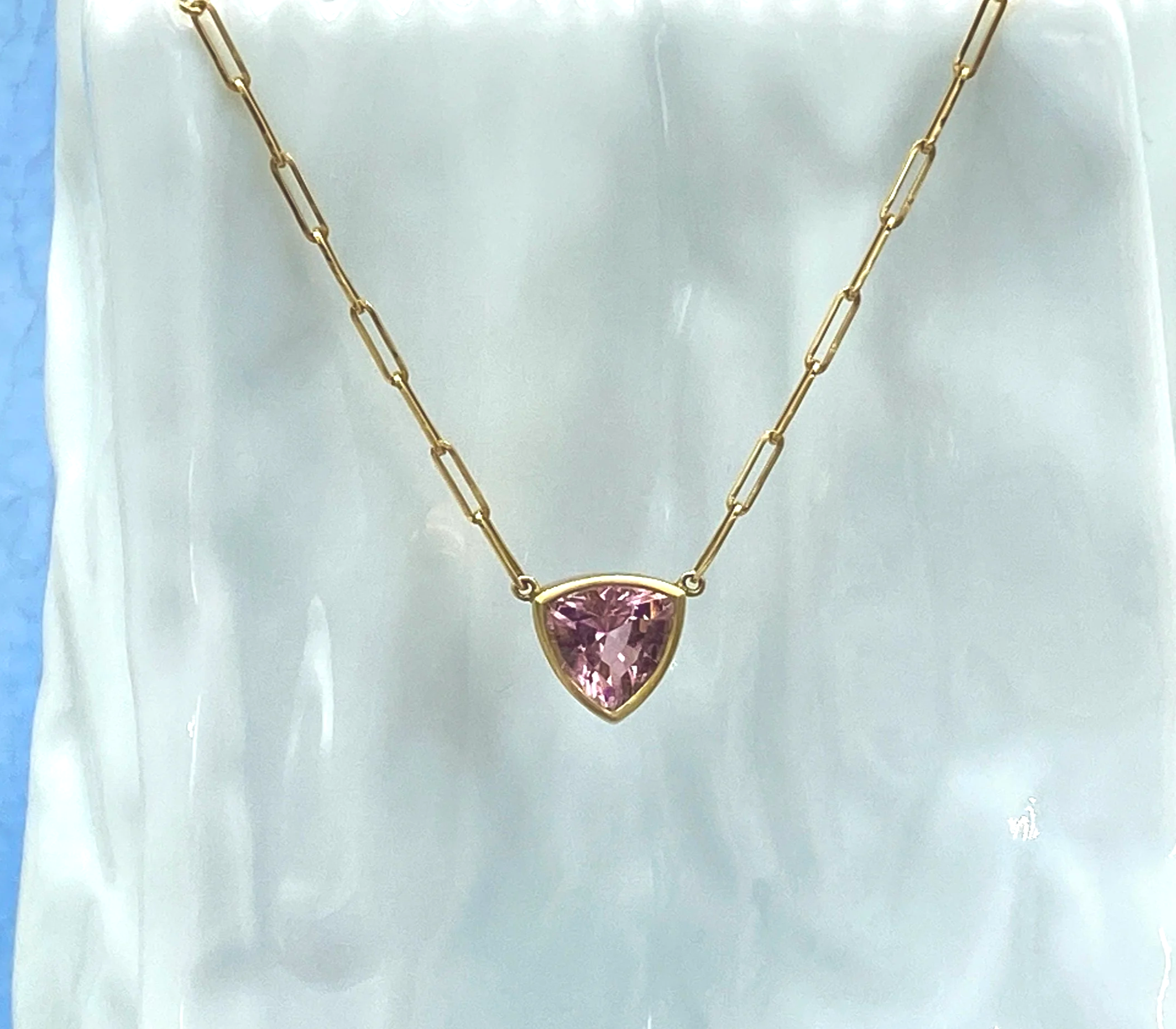 Pink Tourmaline pendant