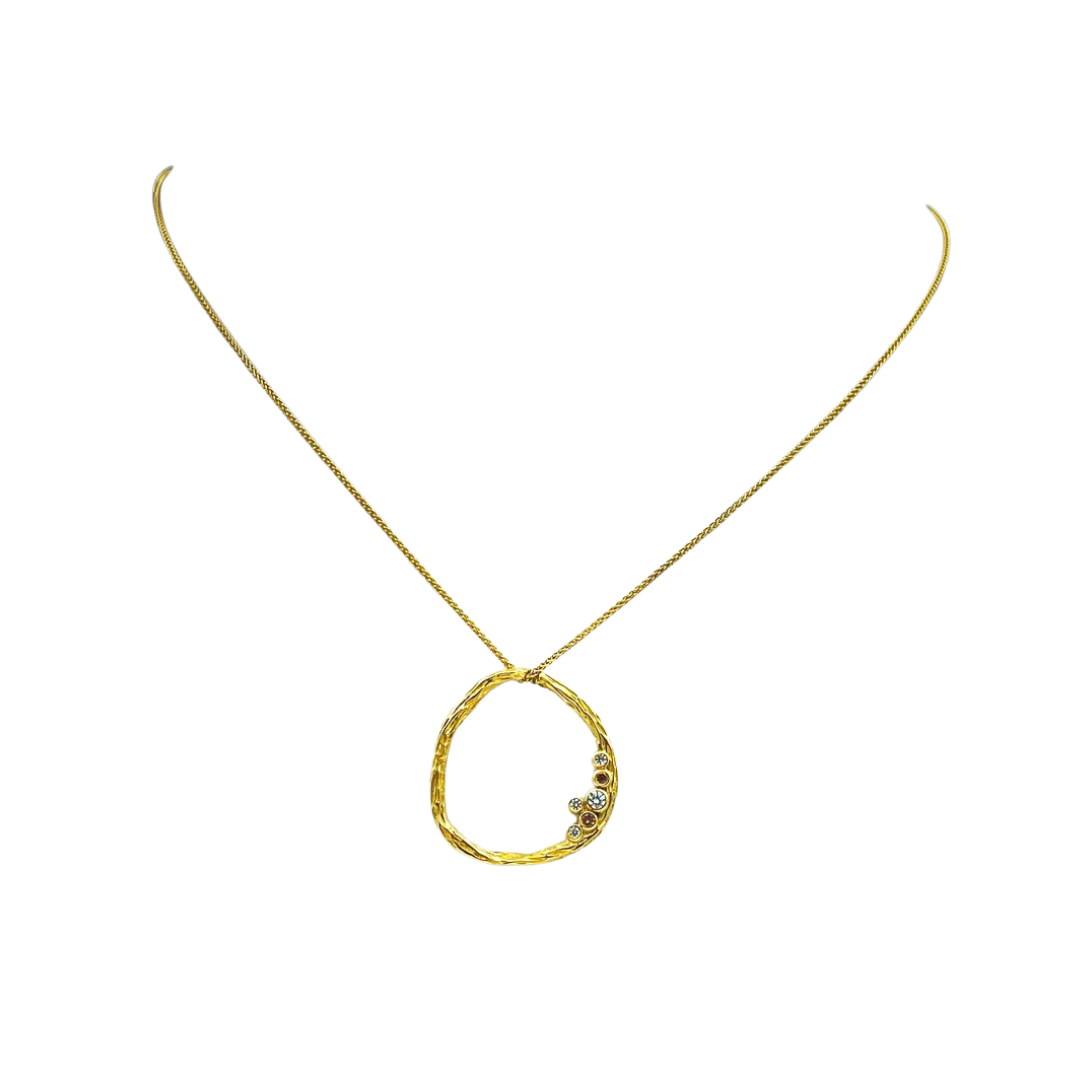 PEBBLE CIRCLE PENDANT