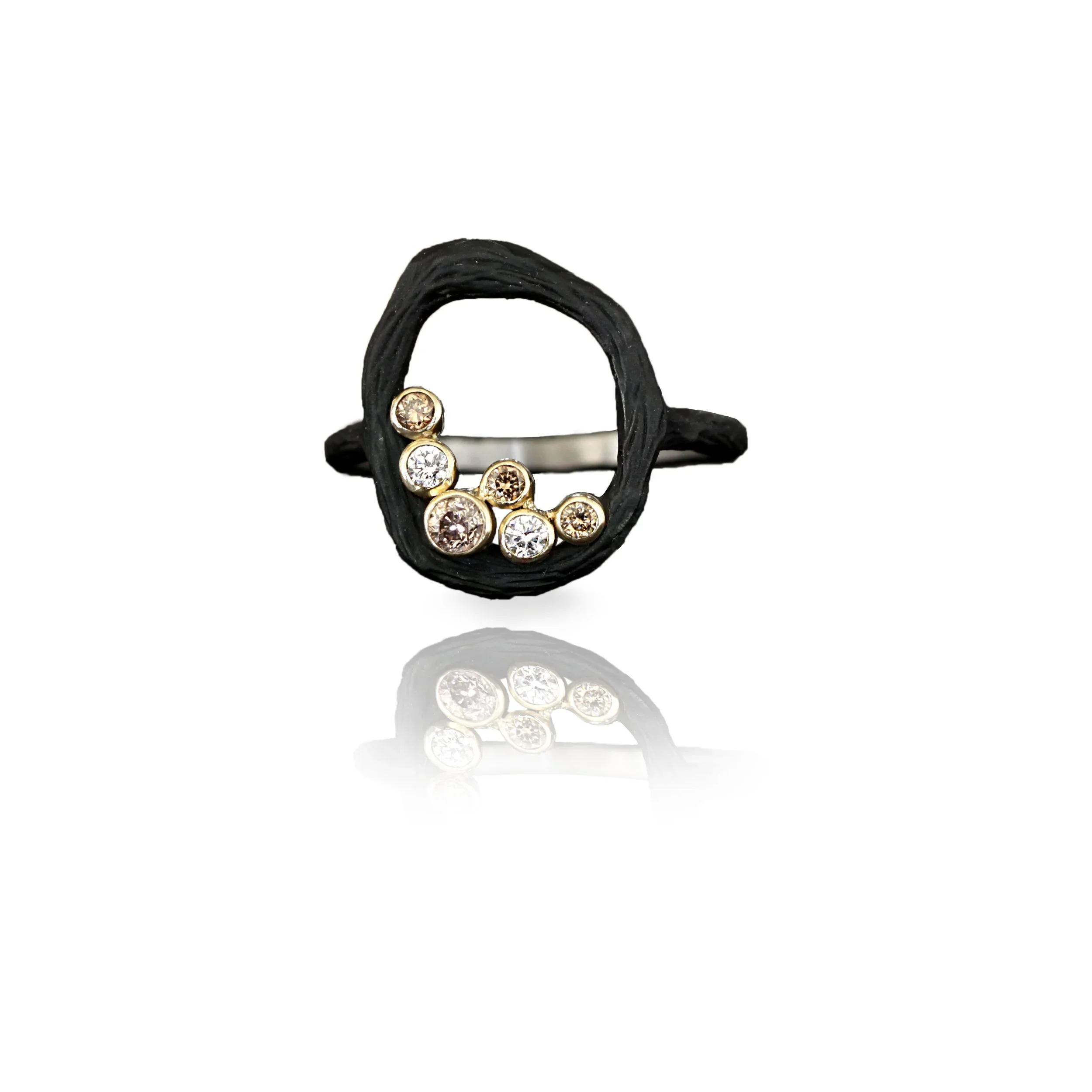 PEBBLE OPEN CIRCLE RING