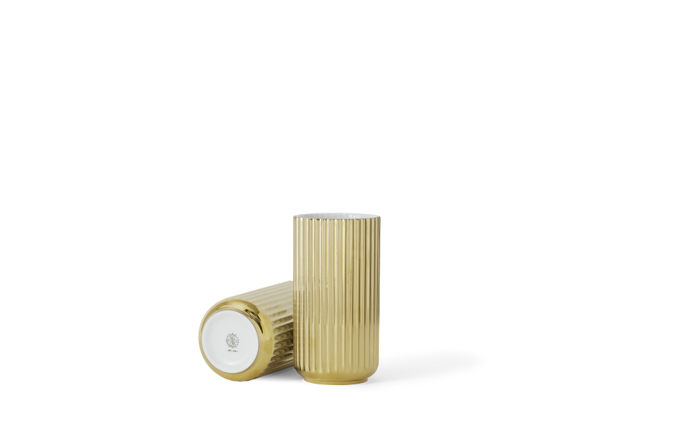 Lyngby Gold Vase