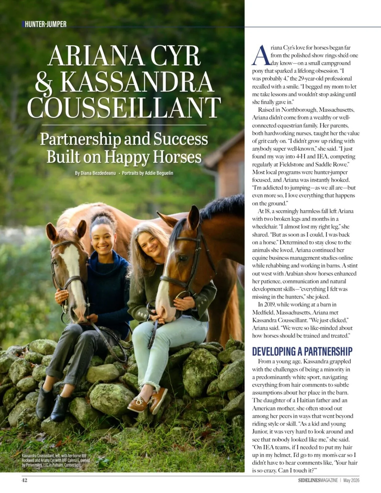 They say &ldquo;good things come to those who wait,&rdquo; and @aricyrequine and @kassc39 are no exception to that sentiment. After many months of patiently waiting, I&rsquo;m so excited to share that their profile is out now in the May issue of @sid