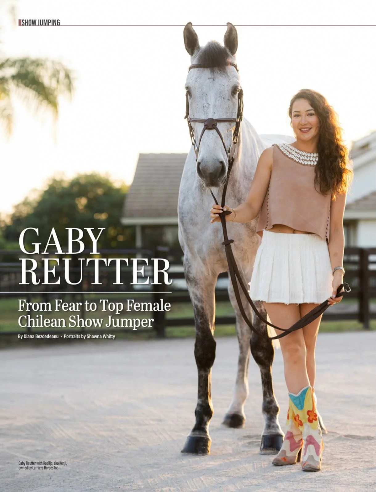 It&rsquo;s the last Thursday of the month and you know what that means&hellip;the June issue of @sidelines_magazine is out now! 

Did you know @gabriela.reutter almost quit riding at age 4 after her horse trotted &ldquo;too fast&rdquo;? Thankfully, h