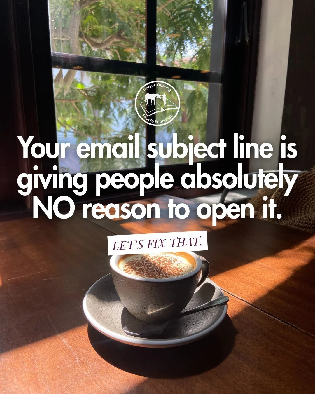 Your email could contain the most helpful and beautifully written information in the world, but if your subject line gives someone absolutely no reason to open it, they might never see it 👀 

One of the biggest mistakes I see businesses make is trea