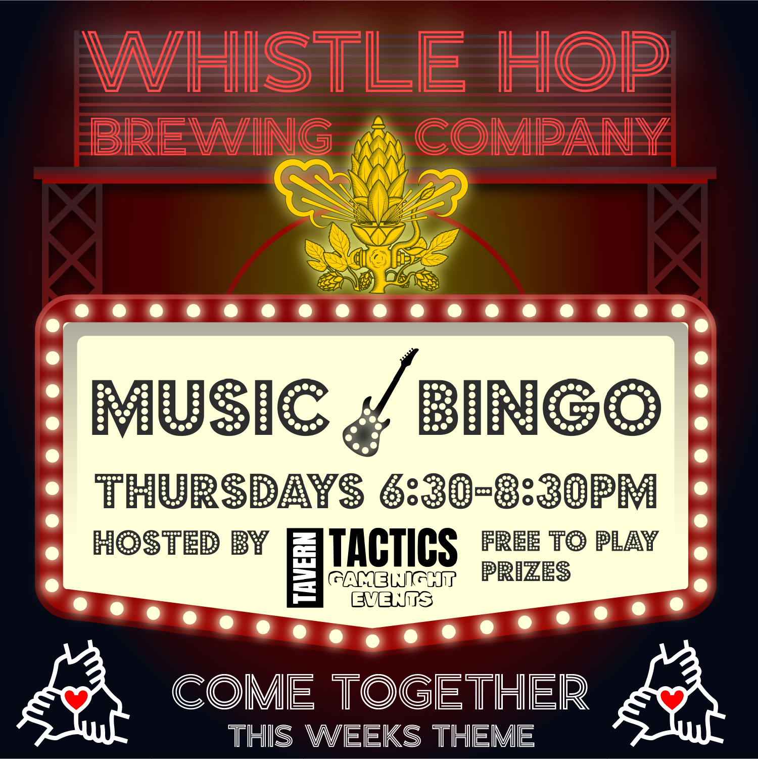 Music Bingo Night - Come Together