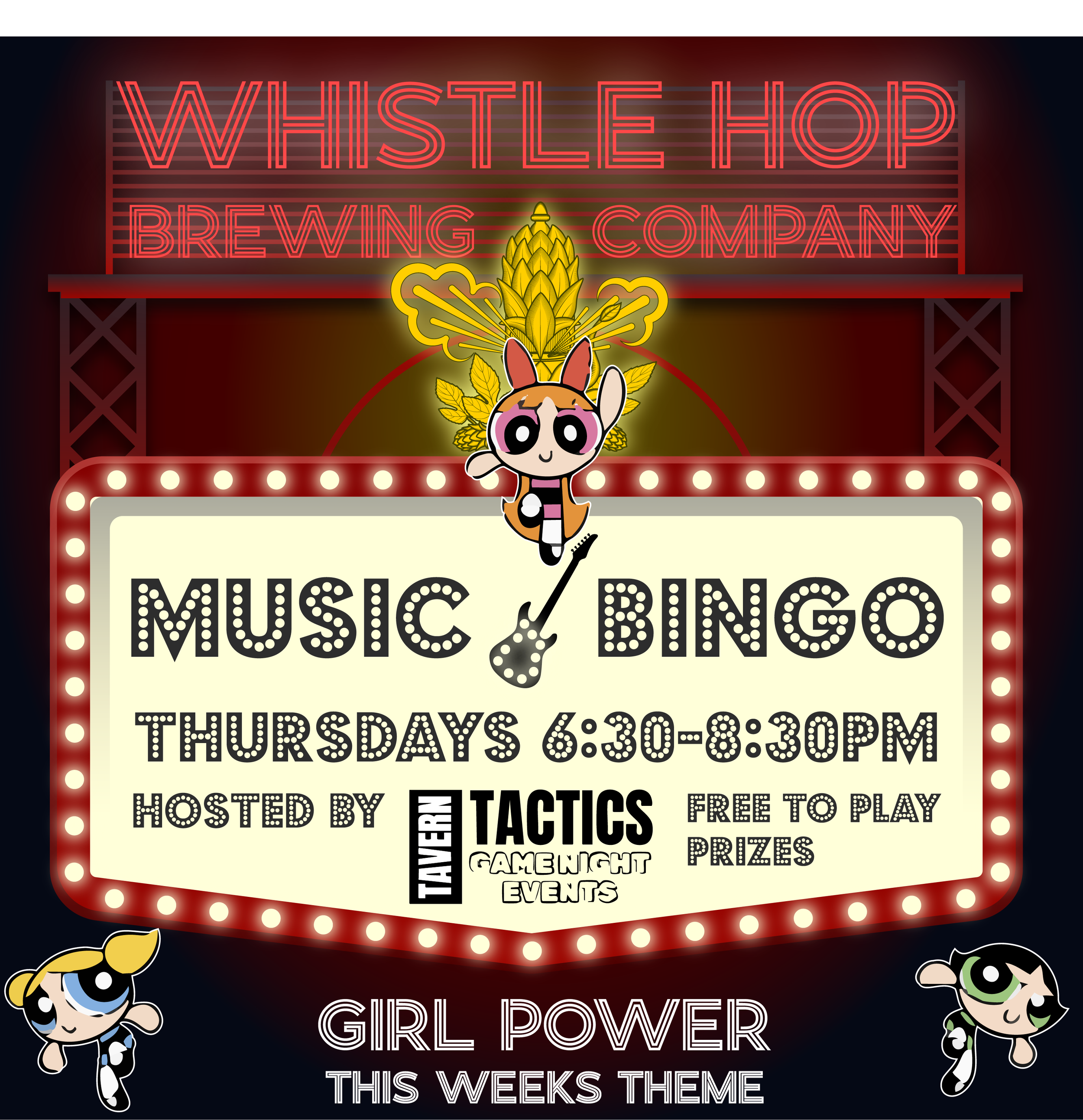 Music Bingo Night - Tonight’s Theme: Girl Power