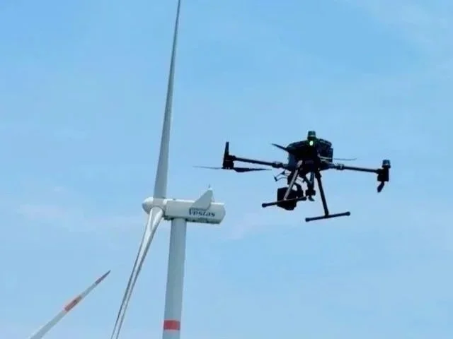 Inspección de aerogeneradores con drones DJI