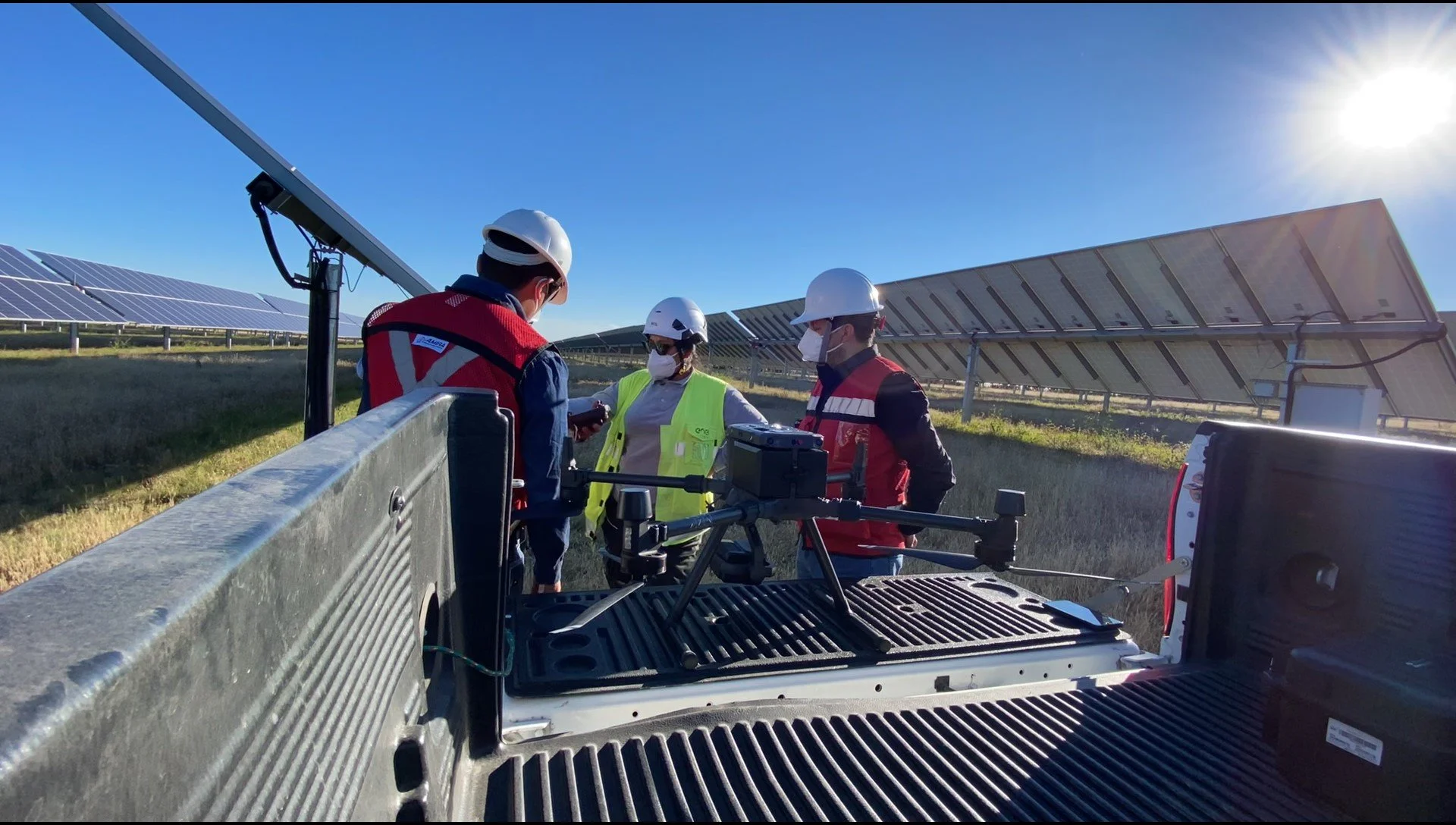 Inspección de paneles solares con drones DJI