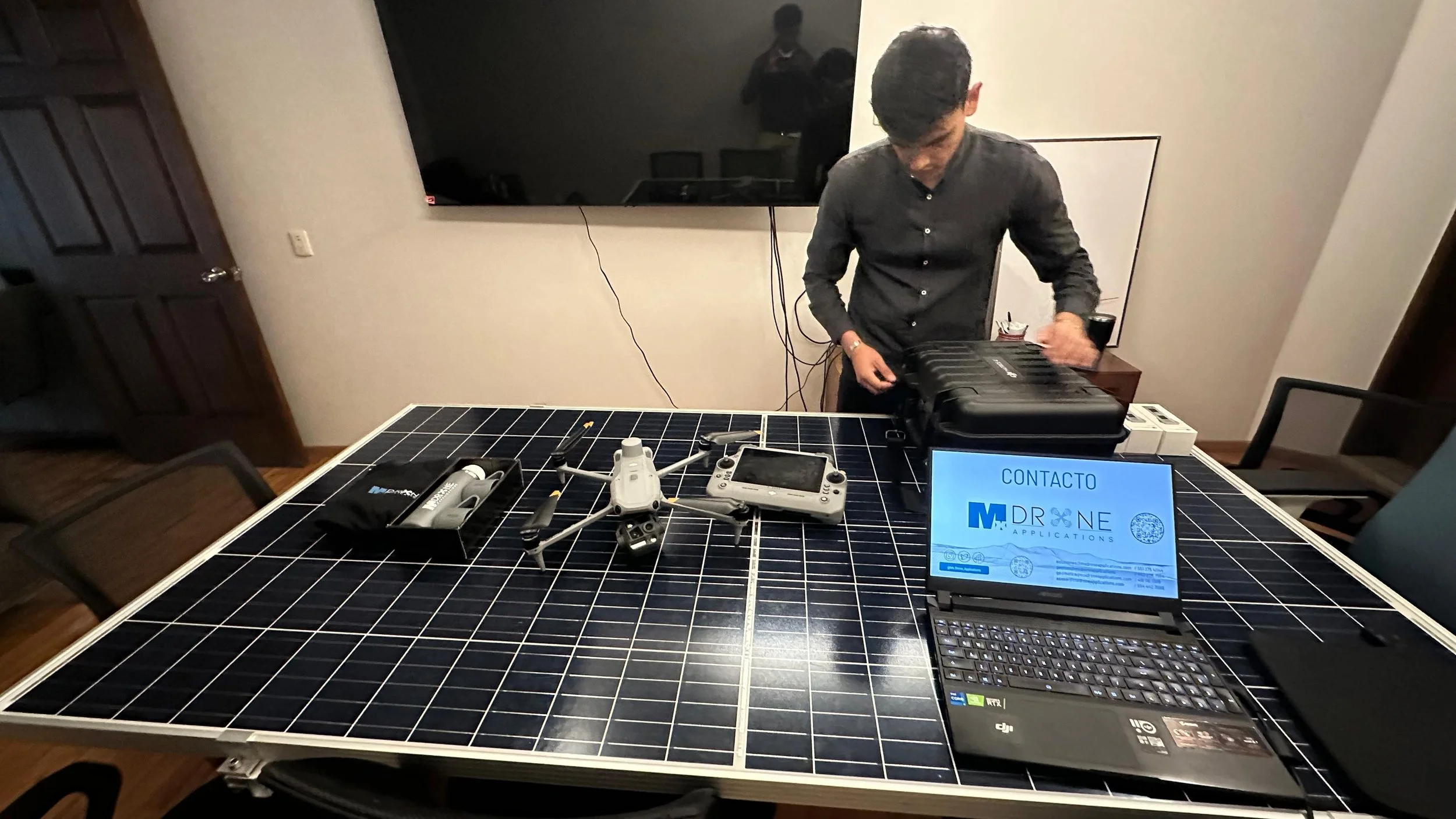 Inspección de paneles solares con drones DJI