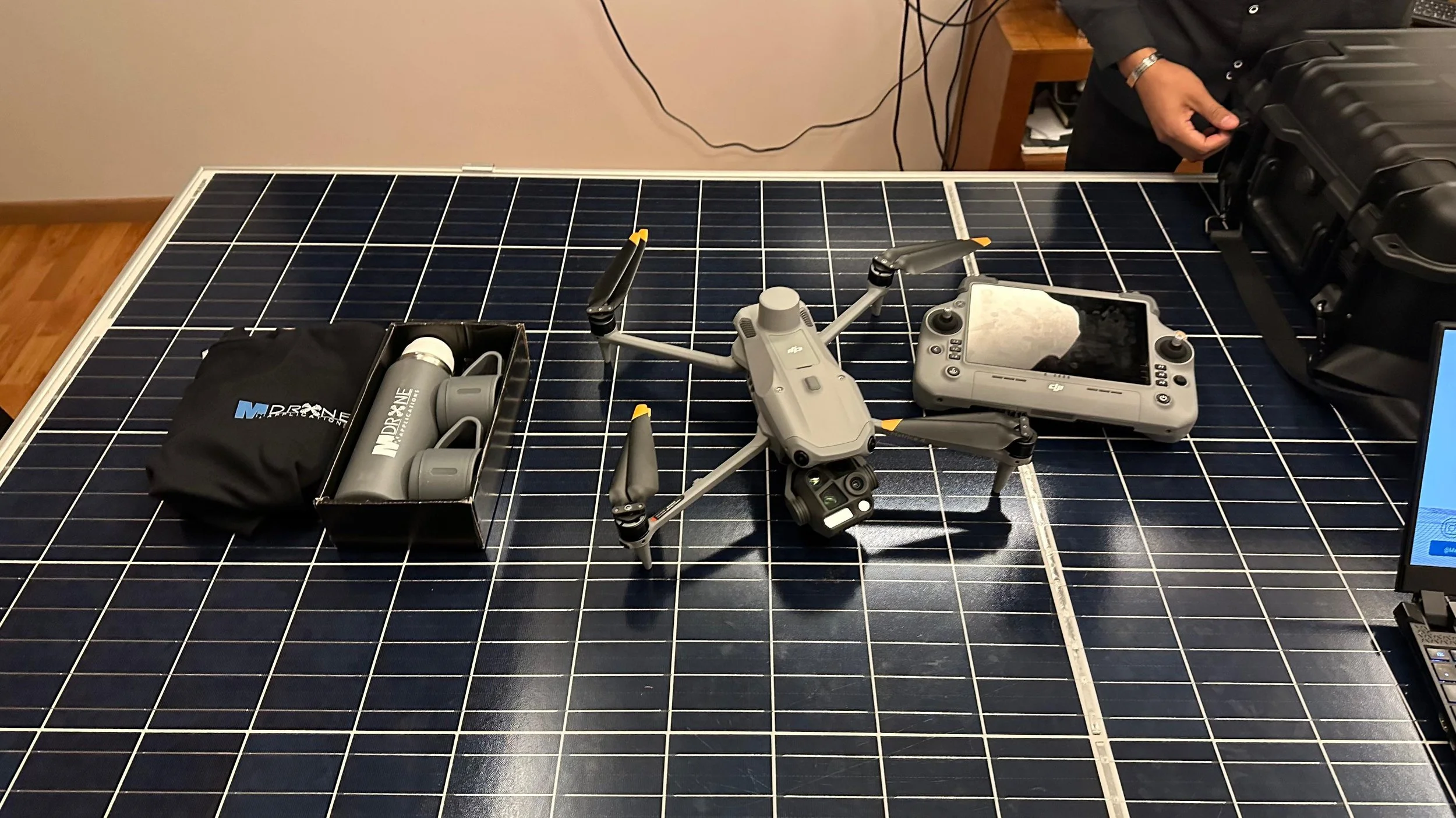 Inspección de paneles solares con drones DJI