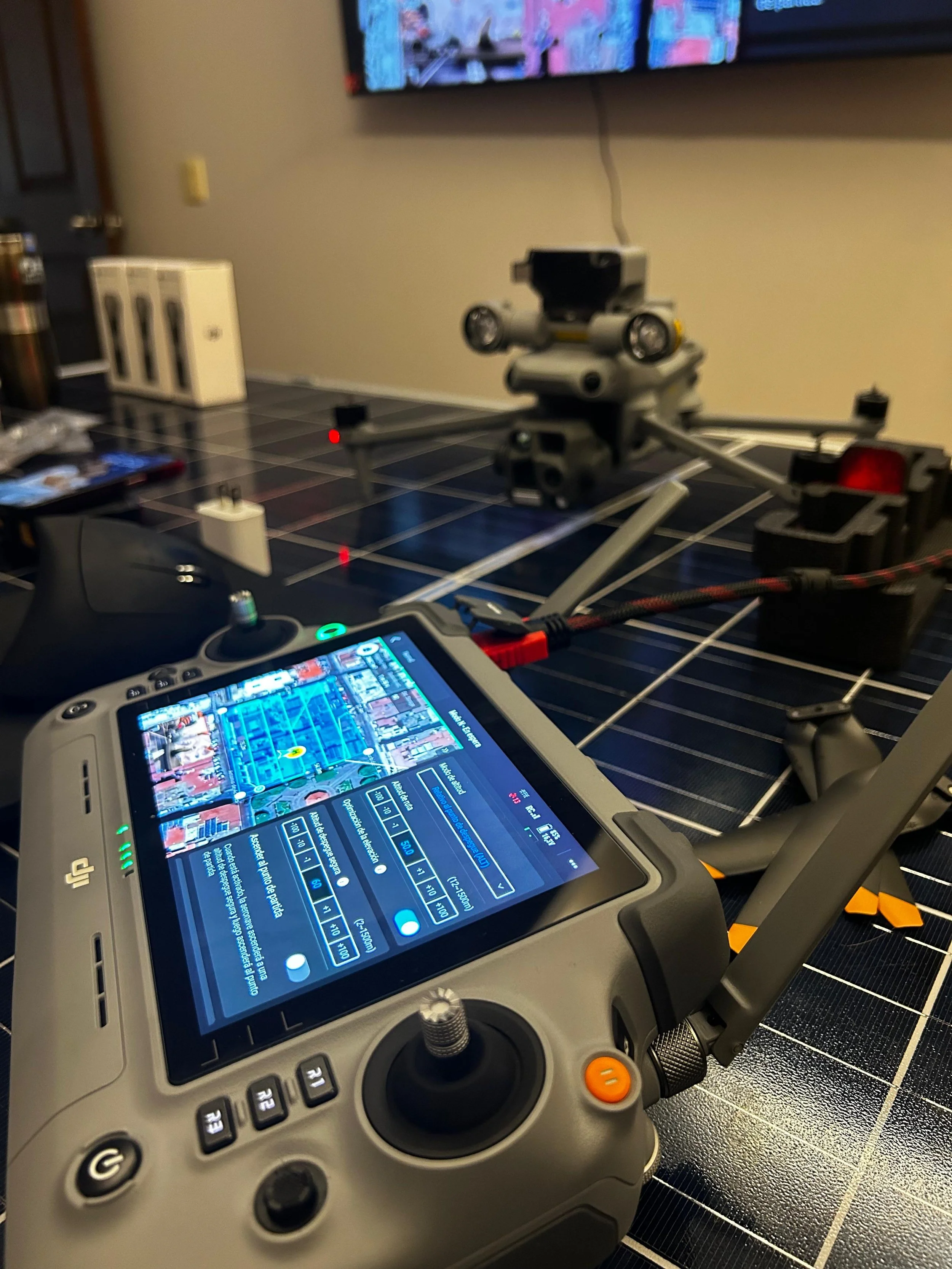 Inspección de paneles solares con drones DJI