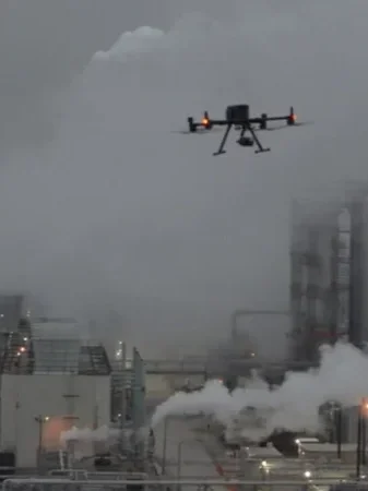 DRONE DJI EN REFINERIA