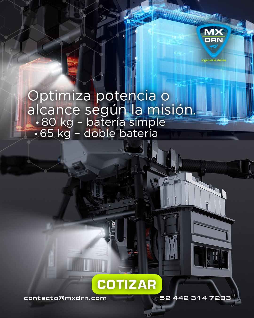 DJI FLYCART100 MX DRONE