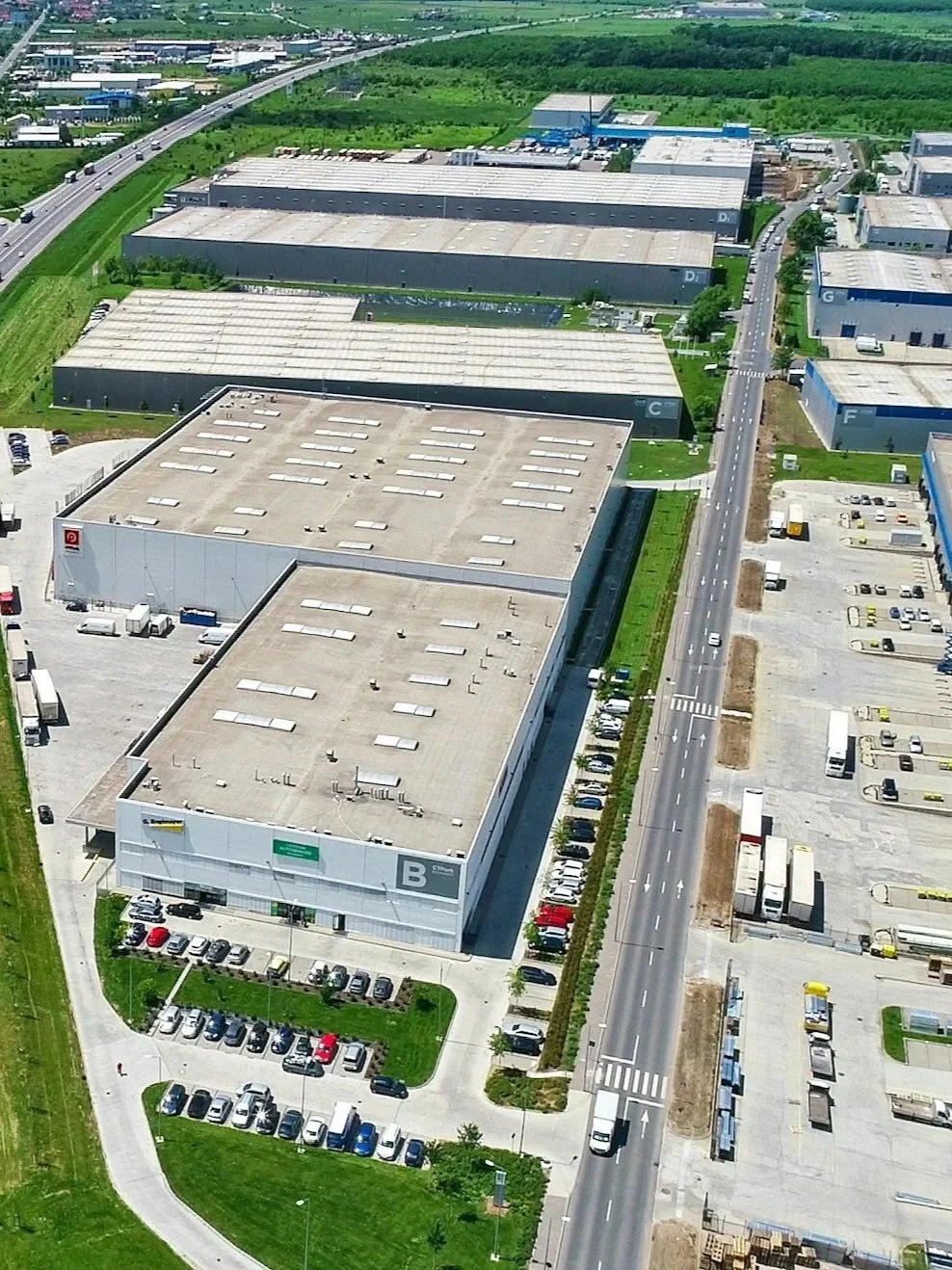 inspeccion parque industrial, mx drone, mexico