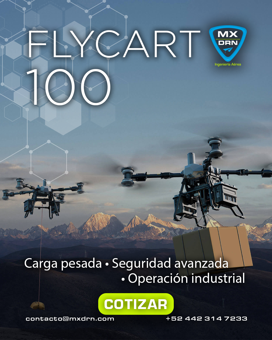 DJI FLYCART100 MX DRONE