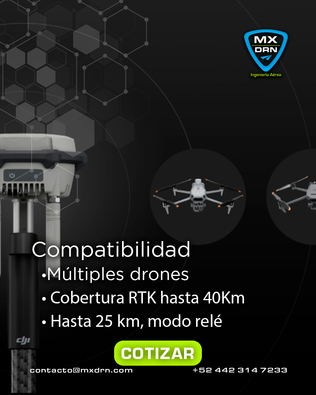 DJI DRTK3 MX DRONE