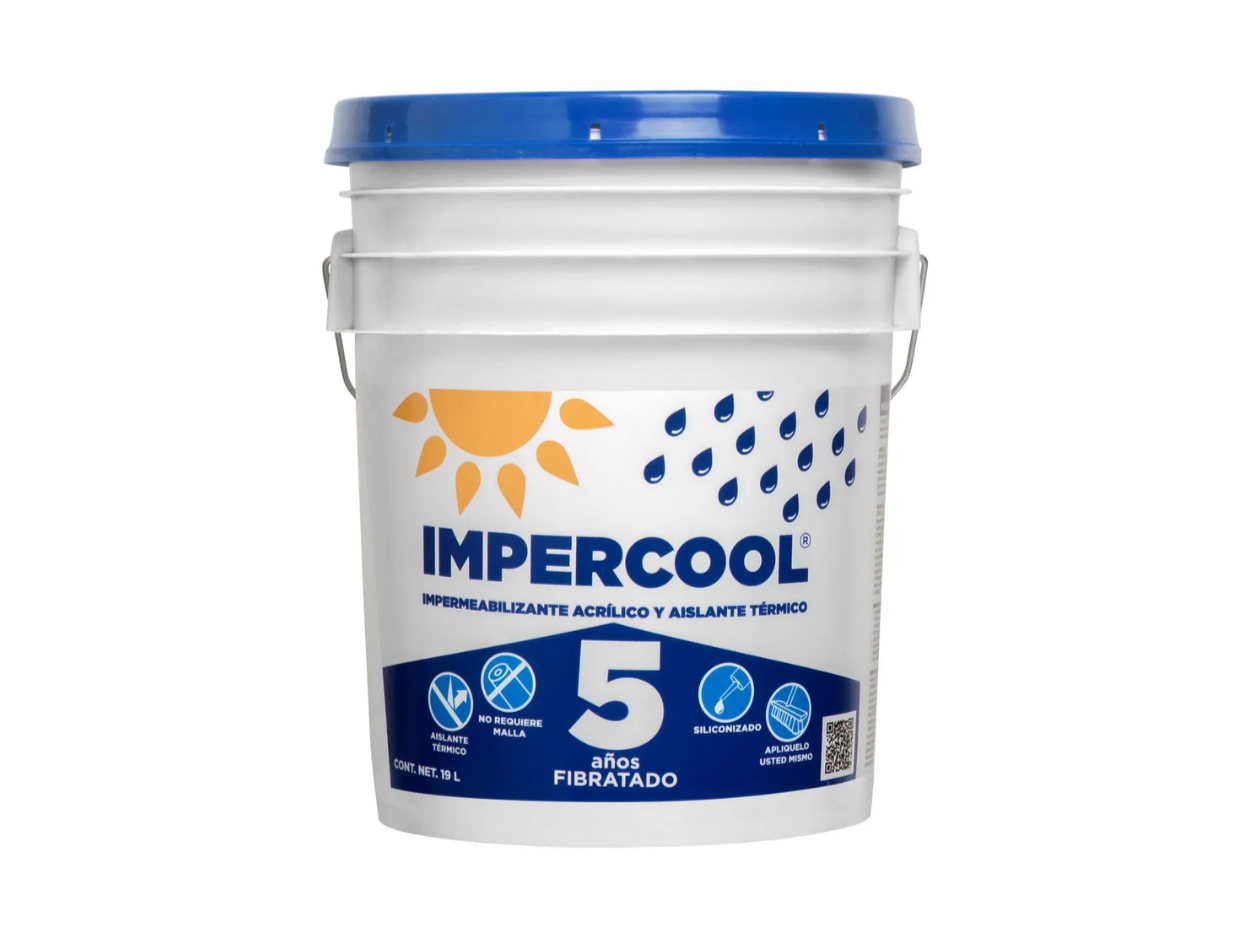 Impercool CEMIX 5 Años Fibratado 19 L y 3.78 L – Blanco y Terracota