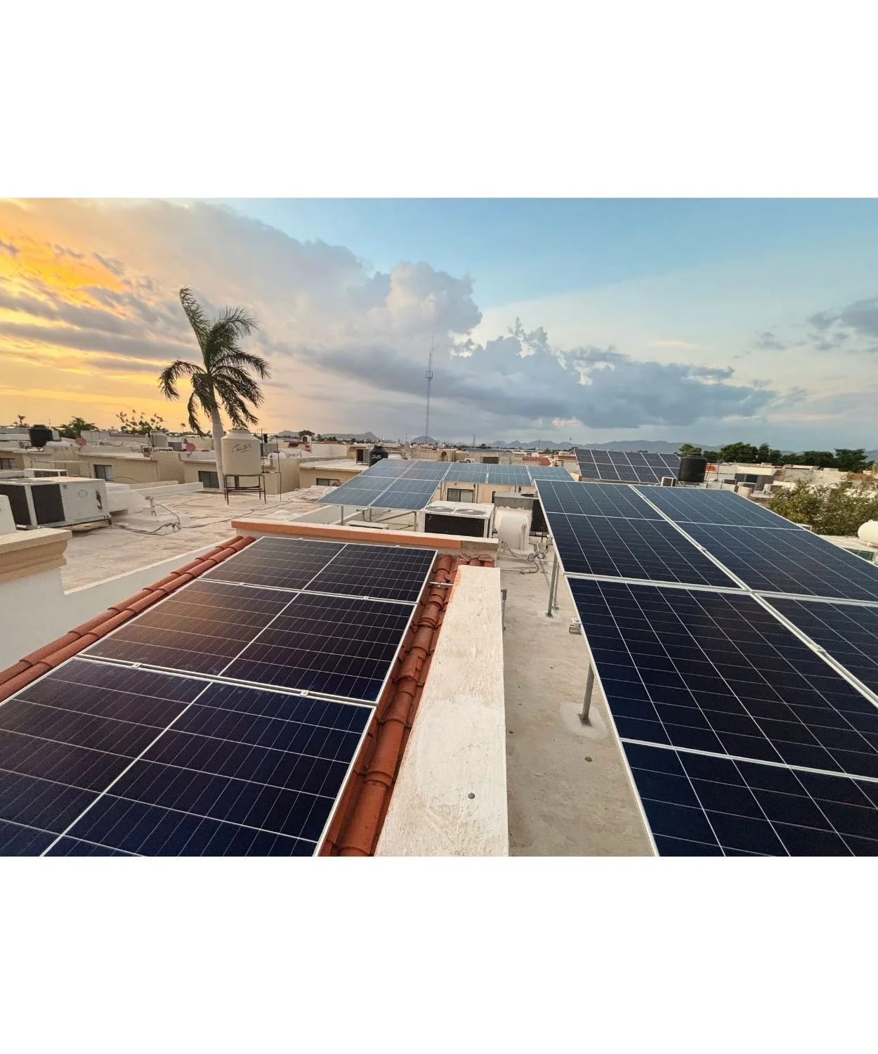 Modulos fotovoltaicos en techo