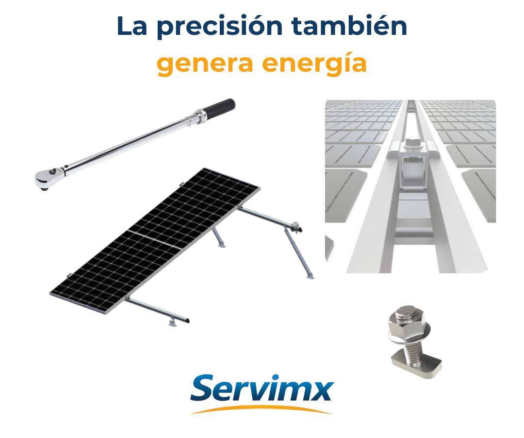 El torque adecuado en paneles solares: el detalle invisible que marca la diferencia