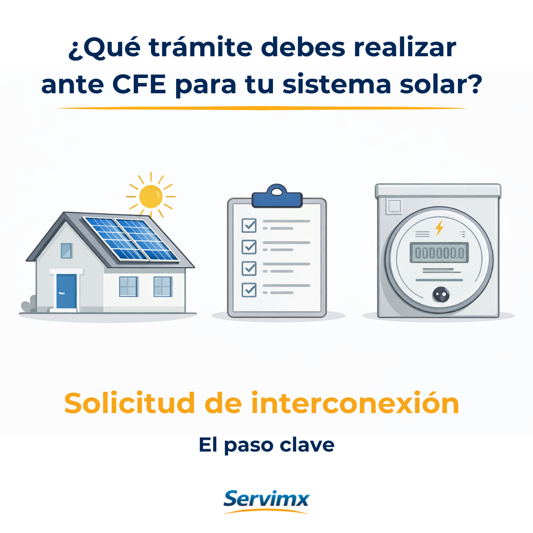 📋 ¿Qué trámite debes hacer ante CFE para que tu sistema solar realmente genere ahorro?