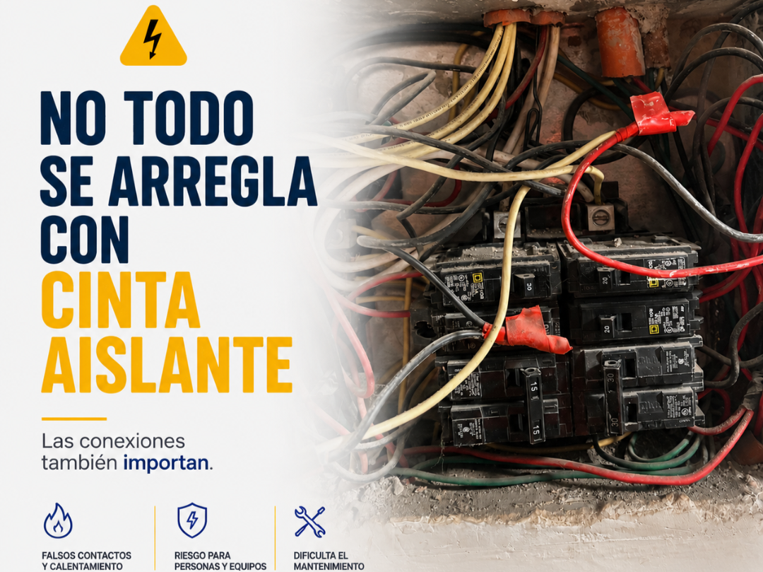 No todo se arregla con cinta aislante: la importancia de hacer conexiones eléctricas correctamente