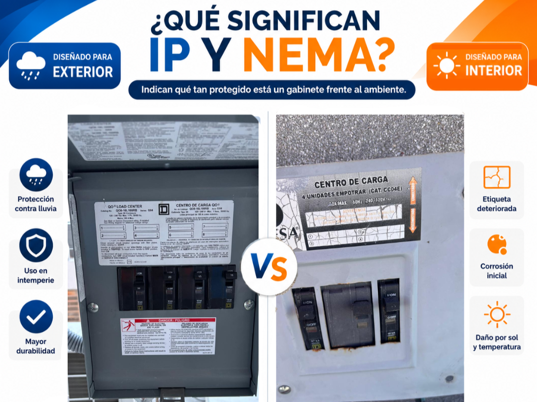 IP y NEMA: cómo elegir la protección adecuada para tus componentes eléctricos (copia)