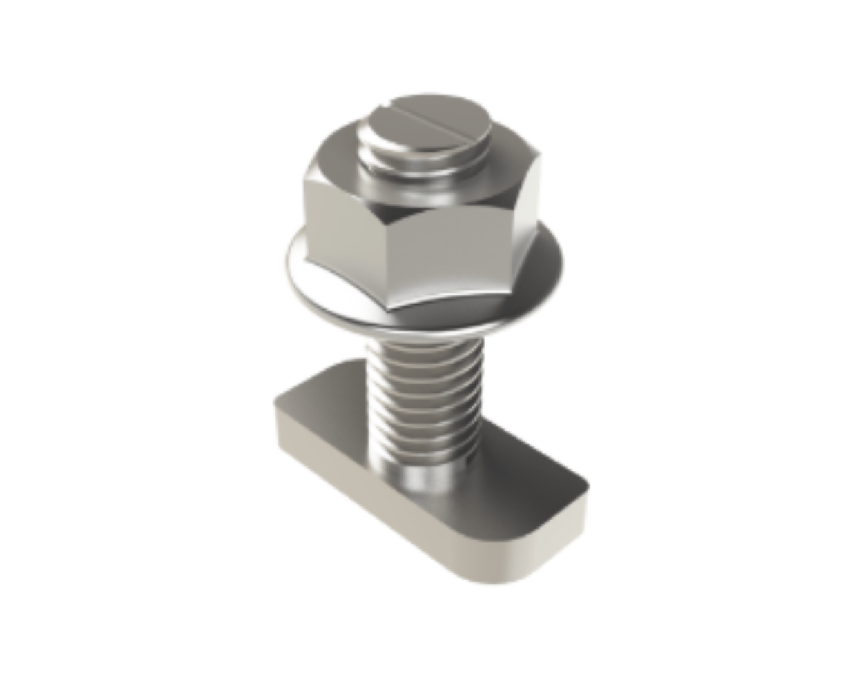 T-Bolt M8x25 Acero Inoxidable con tuerca para NextRail | Aluminext