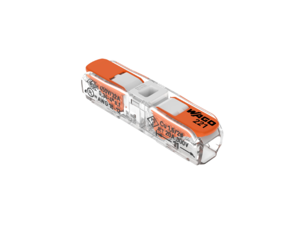 Conector de Empalme InLine con Palancas WAGO Serie 221