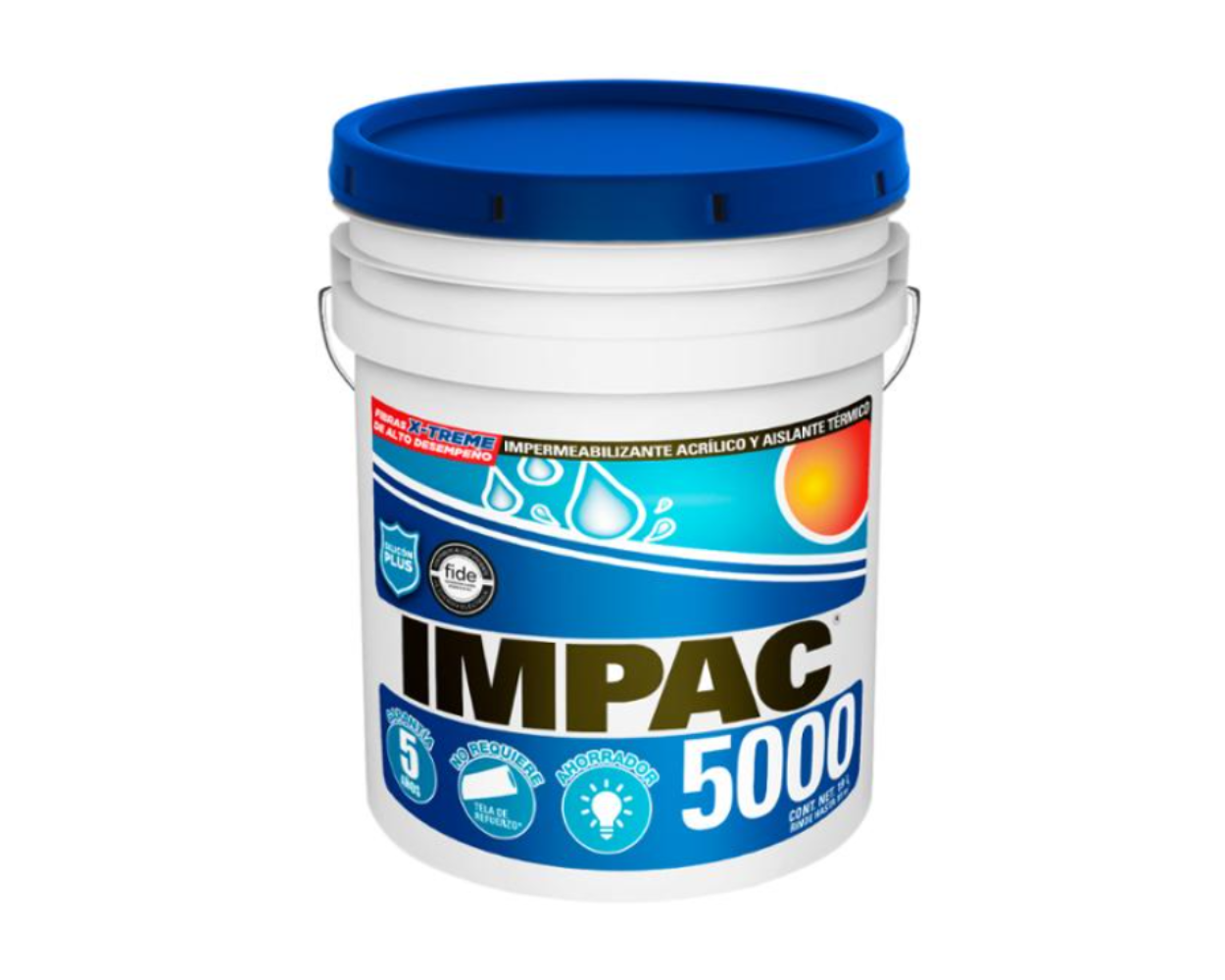 IMPAC® 5000 5 Años Fibratado 19 L – Blanco y Terracota