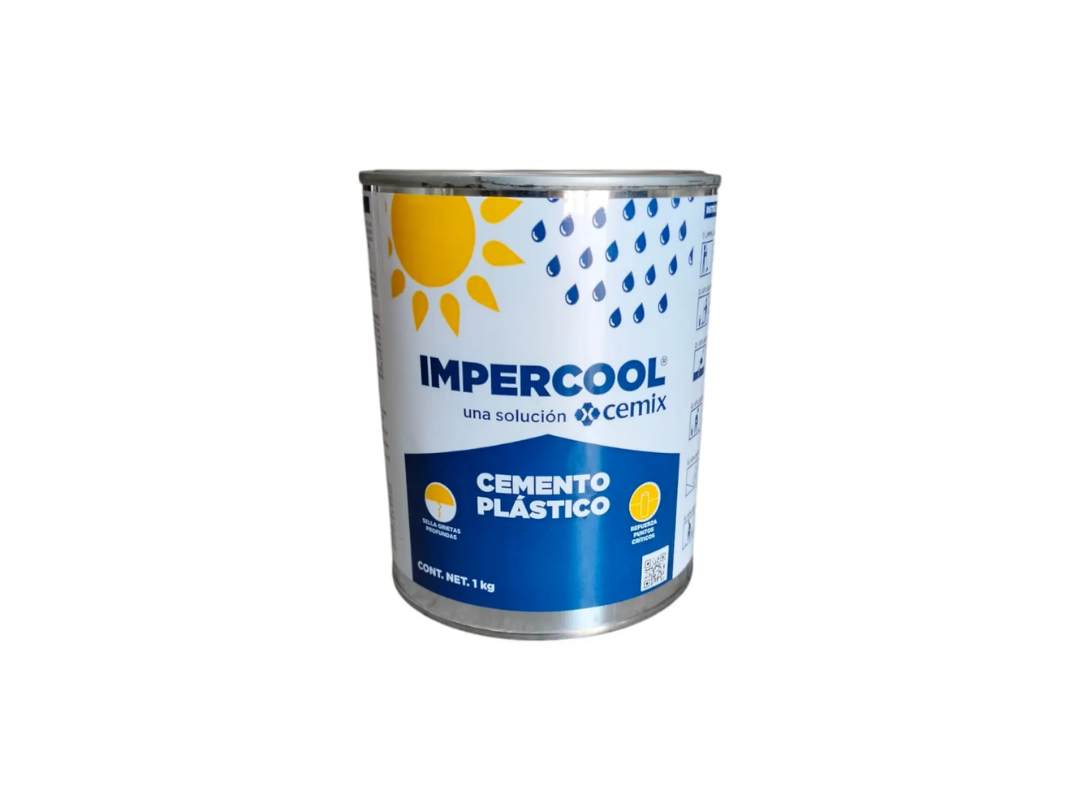 Impercool Cemento Plástico Blanco 1 kg | CEMIX