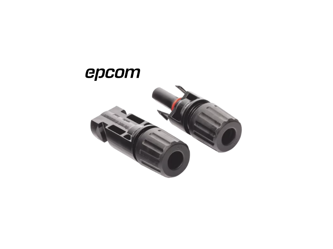 Conectores Fotovoltaicos MC-4 | Conector hembra + conector macho | EPCOM